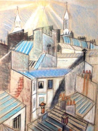 Николас Иссаев. Крыши Парижа. 1957