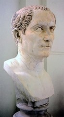 Bust of Gaius Julius Caesar in the National Archaeological Museum of Naples.